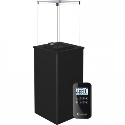 Газовый нагреватель Kratki PATIO MINI G31 37MBAR S - сталь, с пультом ДУ Газовый нагреватель Kratki PATIO MINI G31 37MBAR S - сталь, с пультом ДУ