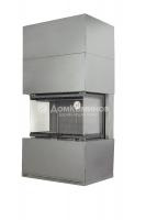 КАМИН РОДОС 800 ГРАФИТ черный шамот