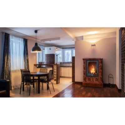 Печь-камин ABX BRITANIA EXclusive, кафельный цоколь - вставка Orion (коричневый) Печь-камин ABX BRITANIA EXclusive, кафельный цоколь - вставка Orion (коричневый)