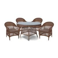 Обеденная группа 4SIS Эспрессо-118 S Цвет: коричневый