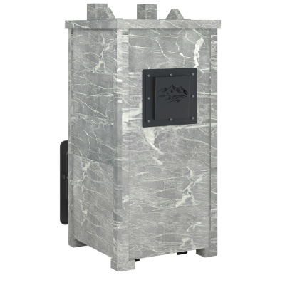 Печь Эверест "Легкий пар Профи" каменка из чугуна, Талькохлорит, S-50 мм диаметр дымохода: 115 мм