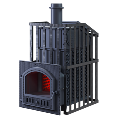 Печь для бани чугунная Гефест GFS-ЗК 45 Ураган (П) Печь для бани чугунная Гефест GFS-ЗК 45 Ураган (П)