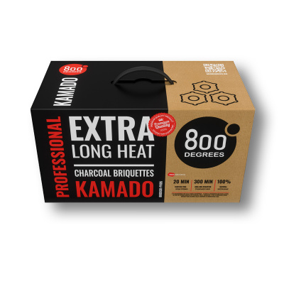 Угольные брикеты 800 DEGREES PROFESSIONAL, 10 КГ