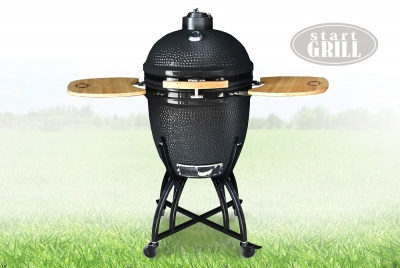 Керамический гриль Start Grill 22 H Зеленый Керамический гриль Start Grill 22 H Зеленый