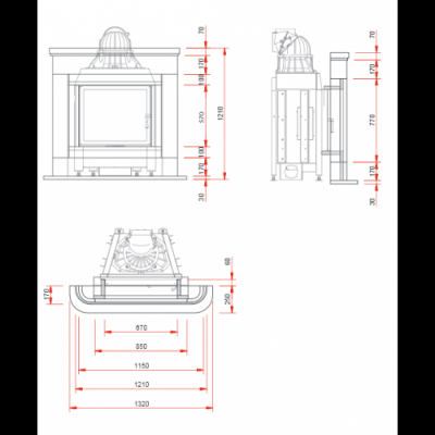Мраморный камин Schmid N21 Мраморный камин Schmid N21