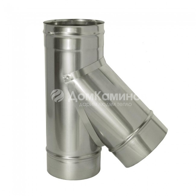 Тройник Дымок 0.8 мм, 45, d=100 мм