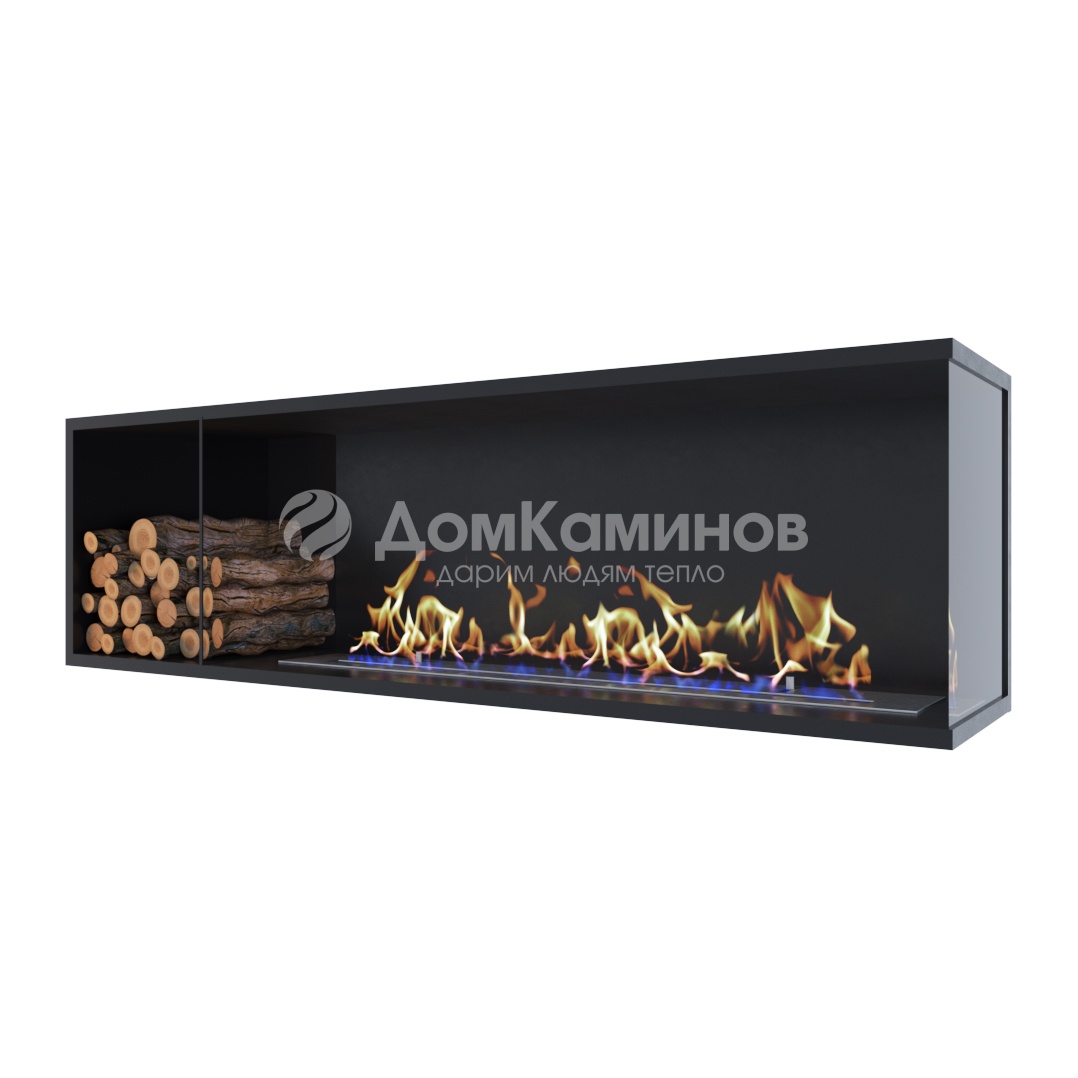 Угловой биокамин Firebox 1200 Wood