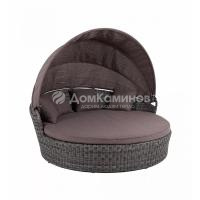 Круглый шезлонг 4SIS Стильяно Цвет: графит