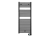 Полотенцесушитель электр. Zehnder Aura PBEBZ-120-50/MQ RAL9005 matt (9205)