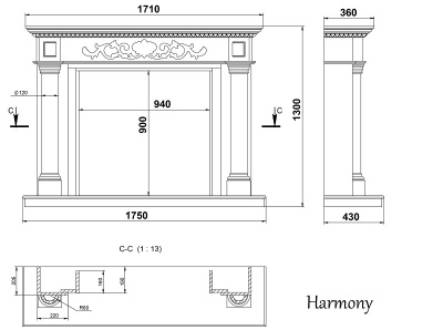 Мраморный портал Harmony