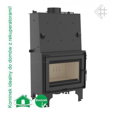 Каминная топка Kratki с водяным контуром AQUARIO Z 14 PW W Каминная топка Kratki с водяным контуром AQUARIO Z 14 PW W