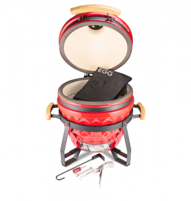Гриль керамический Diamond Egg S Цвет: красный Гриль керамический Diamond Egg S Цвет: красный