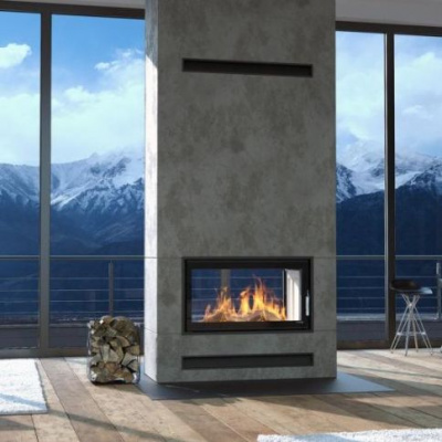 Топка Defro Home Intra LA T, 16 кВт, 987/535мм, туннель