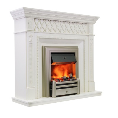 Каминокомплект Alexandria Cavendish Белый дуб Каминокомплект Alexandria Cavendish Белый дуб