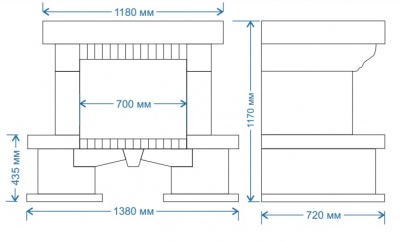 Каминная облицовка Маэстро Угловая