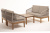 Лаунж-зона 4SIS Канны 4-местная из роупа со столиком Канны Цвет: дуб, бежевый