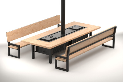 Лавка со спинкой Лавка со спинкой