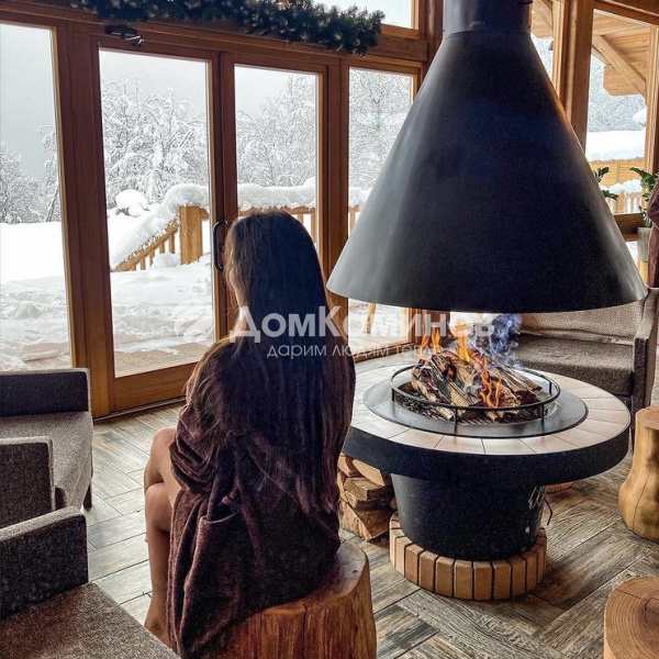 Центральный камин Fireline Dome