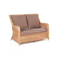 Диван 4SIS Гляссе двухместный Цвет: соломенный