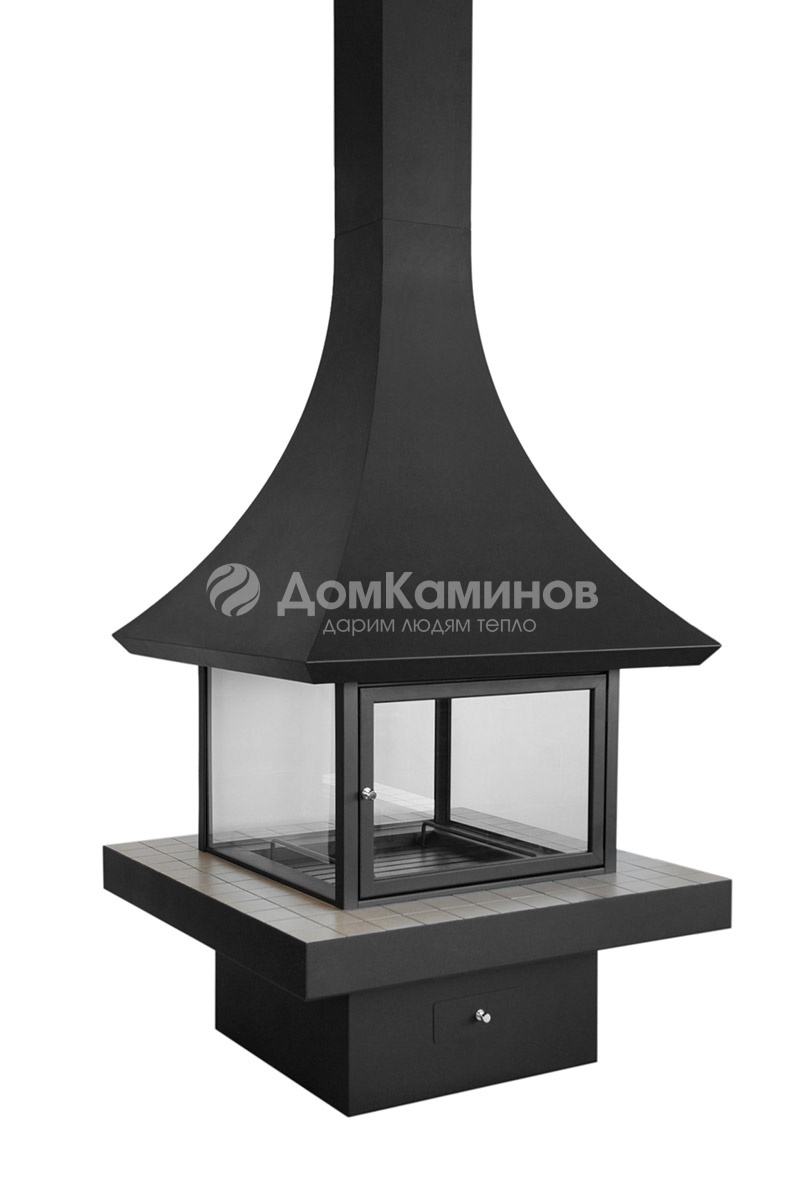 Островной камин Alaba