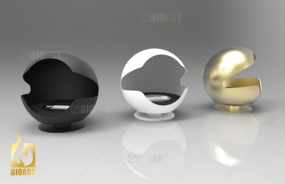 Биокамин Apple на короткой ножке