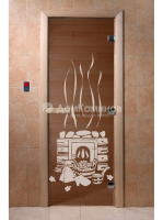 Дверь для саун DoorWood "Банька бронза"