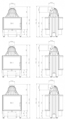 Каминная топка Schmid Ronda FD 6745 (туннельная версия) Каминная топка Schmid Ronda FD 6745 (туннельная версия)