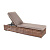 Шезлонг с подушкой 4SIS Рим Цвет: коричневый