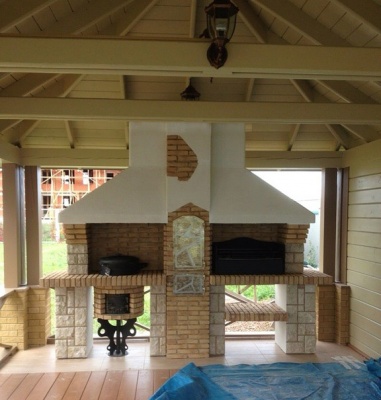 Печь барбекю ТРИО 