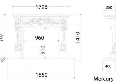 Мраморный портал Mercury