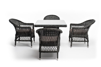 Обеденная группа 4SIS Сицилия Цвет: графит Обеденная группа 4SIS Сицилия Цвет: графит