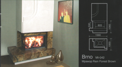 Каминная облицовка Sunhill Brno