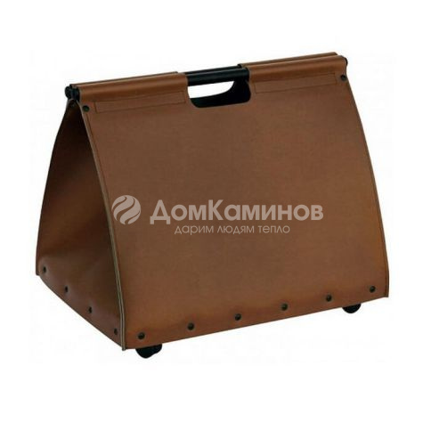 Дровница Comex 50.046M in Ecopelle Marrone H. cm.50 L cm 55X40