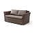 Диван 4SIS Капучино двухместный (гиацинт) Цвет: коричневый