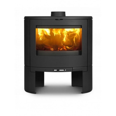 Печь-камин Dovre BOW, дровяная овальная, с округленным стеклом