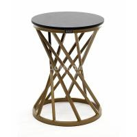 Журнальный стол 4SIS Сантьяго Цвет: золотой, серый гранит