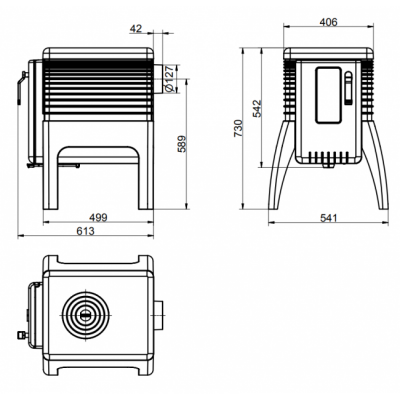 Отопительная печь Brunner Iron Dog 2