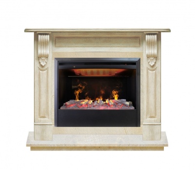 Мраморный электрокамин Ясон