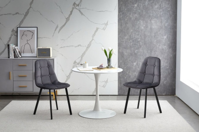 Стол 4SIS Сатурн интерьерный круглый из керамики Цвет: белый глянцевый Стол 4SIS Сатурн интерьерный круглый из керамики Цвет: белый глянцевый