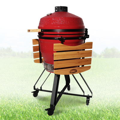Керамический гриль Start Grill-22 PRO (56 см.), красный