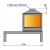 Отопительная печь Liseo Castiron LCI 5 GDF Table, двусторонняя