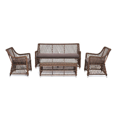 Лаунж-зона 4SIS Асти на 4 персоны Цвет: коричневый Лаунж-зона 4SIS Асти на 4 персоны Цвет: коричневый