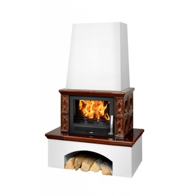 Печь-камин ABX LOMBARDIE (коричневый)