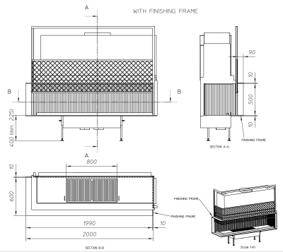 Топка Metalfire Universal MF 1900-50 W 2S L