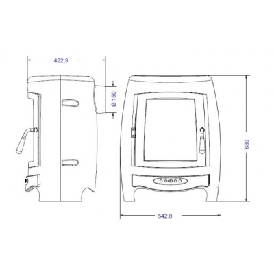 ПЕЧЬ-КАМИН Invicta LA BORNE 2 ПЕЧЬ-КАМИН Invicta LA BORNE 2