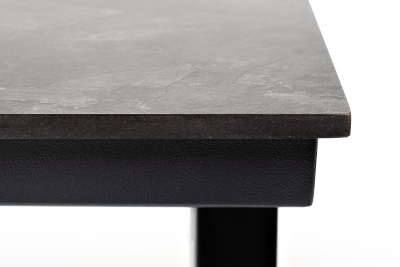 Барный стол 4SIS Рио 140 H75 Цвет: темно-серый, серый гранит