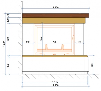 Каминная облицовка Sunhill Zemgale Каминная облицовка Sunhill Zemgale
