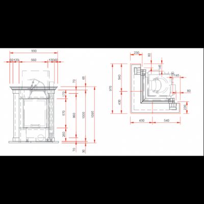 Мраморный камин Schmid N23 Мраморный камин Schmid N23