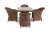 Обеденная группа 4SIS Фредо Цвет: коричневый Обеденная группа 4SIS Фредо Цвет: коричневый