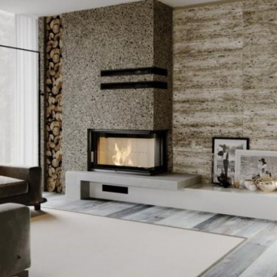 Топка Defro Home Intra SM Mini угловая, 10кВт, 667/465/412мм